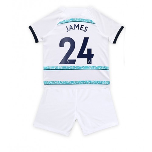 Dres Chelsea Reece James #24 Gostujuci za djecu 2022-23 Kratak Rukav (+ kratke hlače)
